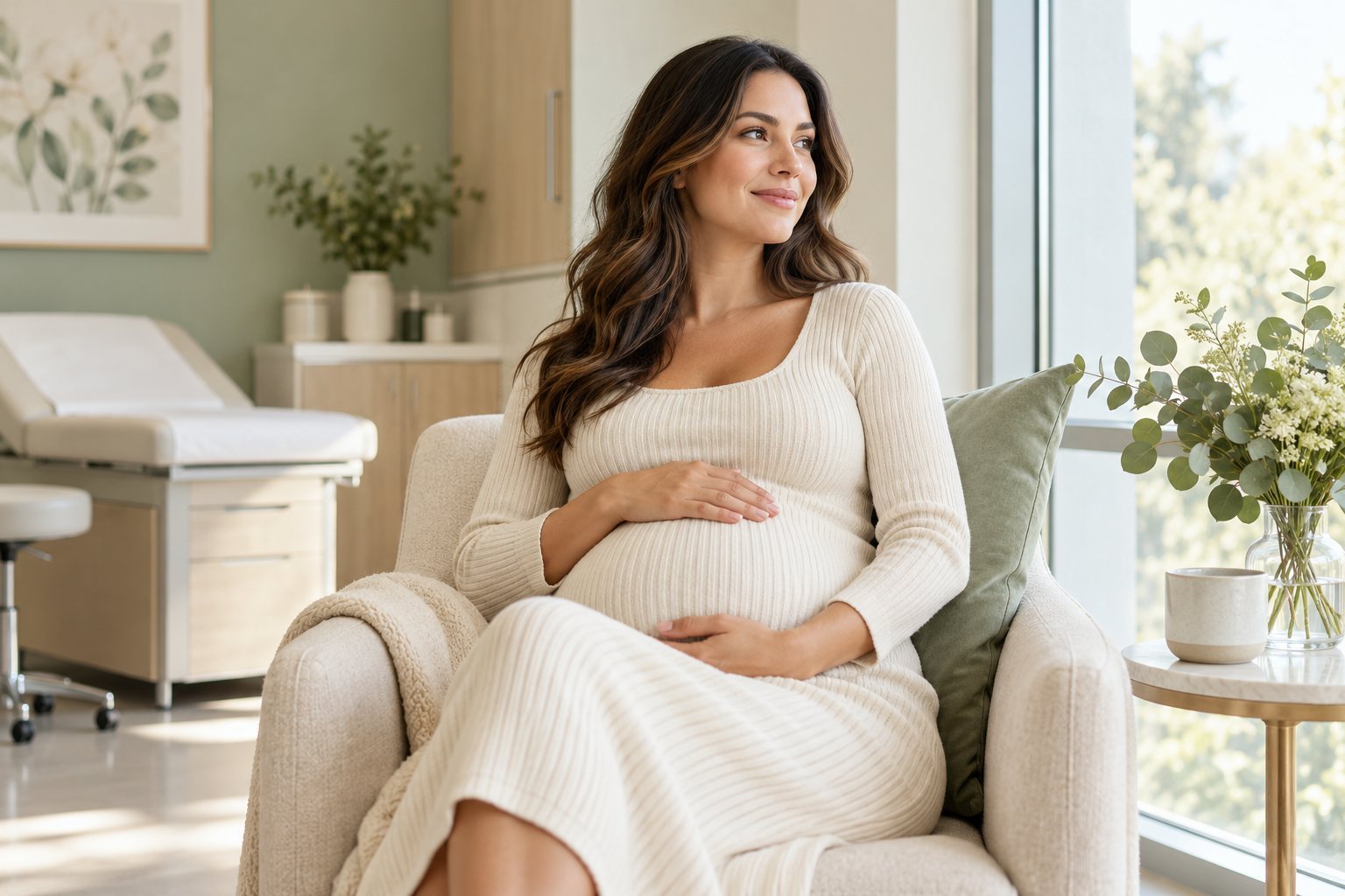 Pregnancy & delivery care in a women's health clinic